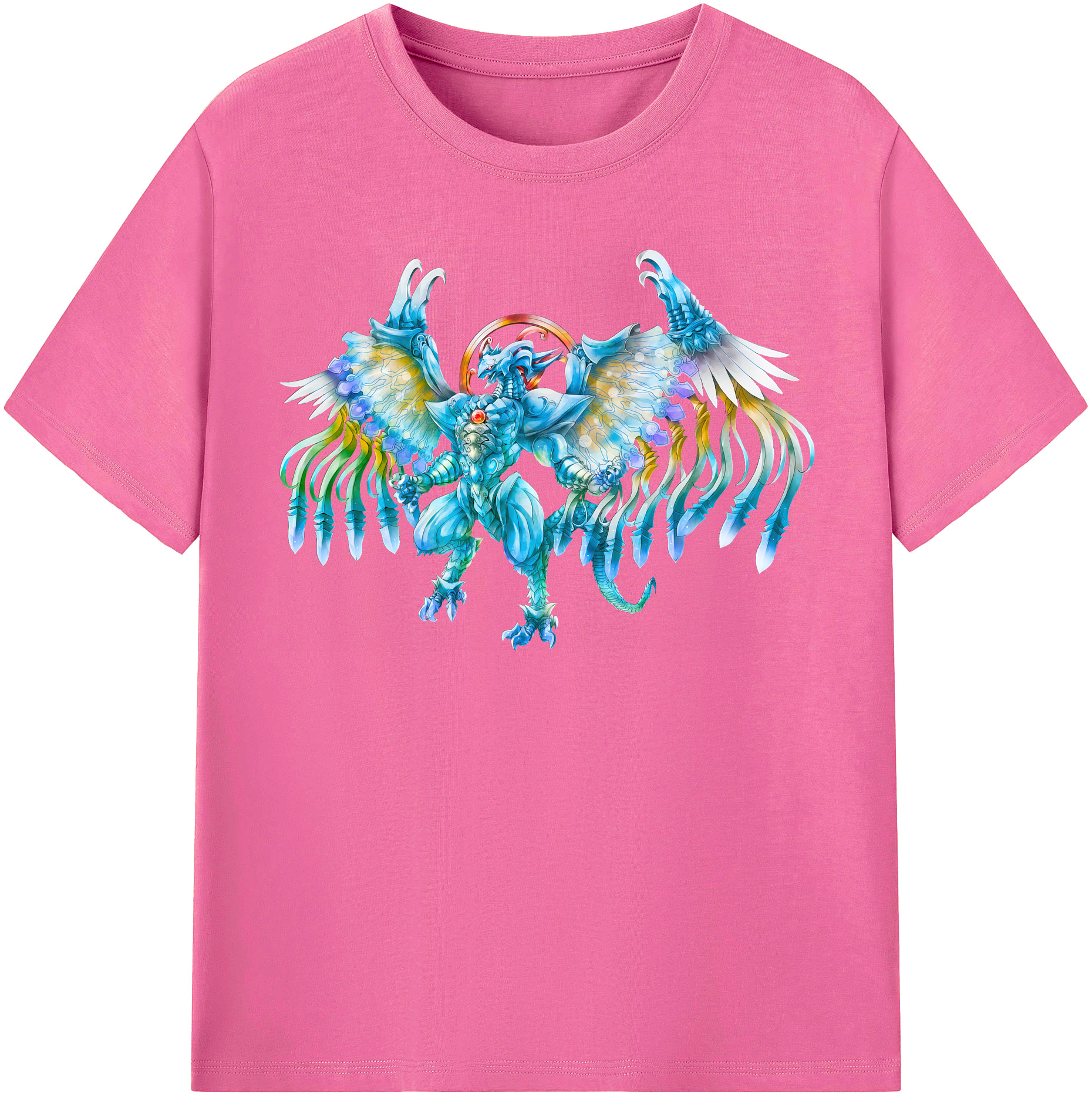 （画像用） 遊☆戯☆王 Yu-Gi-Oh! レディースカジュアルプリントTシャツ（綿100％）